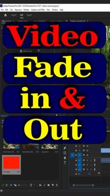 how to make music fade in premiere pro how to effectively use color grading to enhance your music video