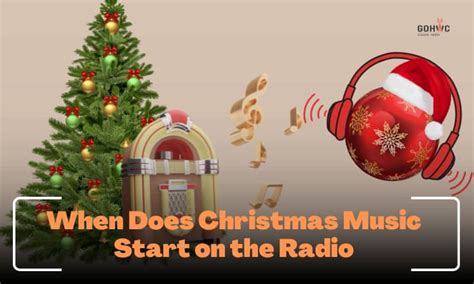 When do they start playing Christmas music on the radio? Insight on a festive ritual